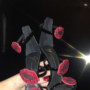 Giuseppe Zanotti harmony sandal heels size 36.5